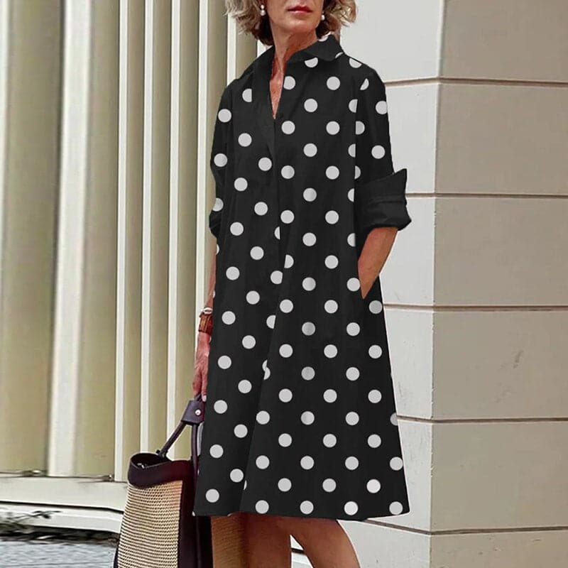 Jonna - Beautiful Loose Shirt Dress for Warm Days