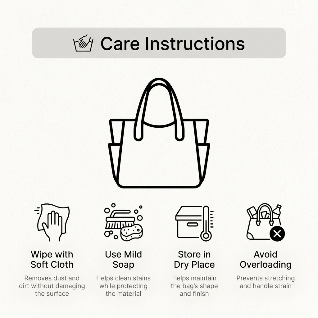Classic Leather-inspired Tote Bag for Women – Spacious Everyday Elegance
