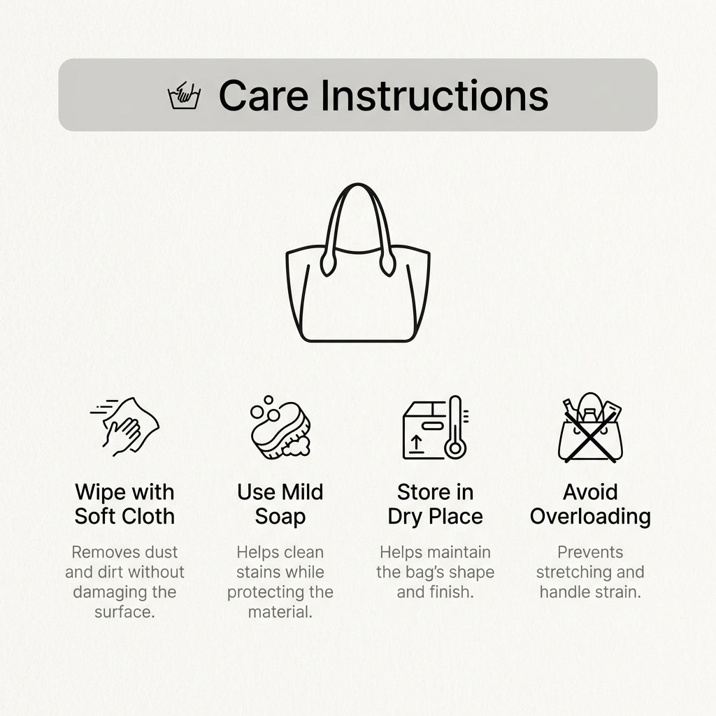 Textured Slouchy Carryall Bag for Women – Stylish & Functional Design