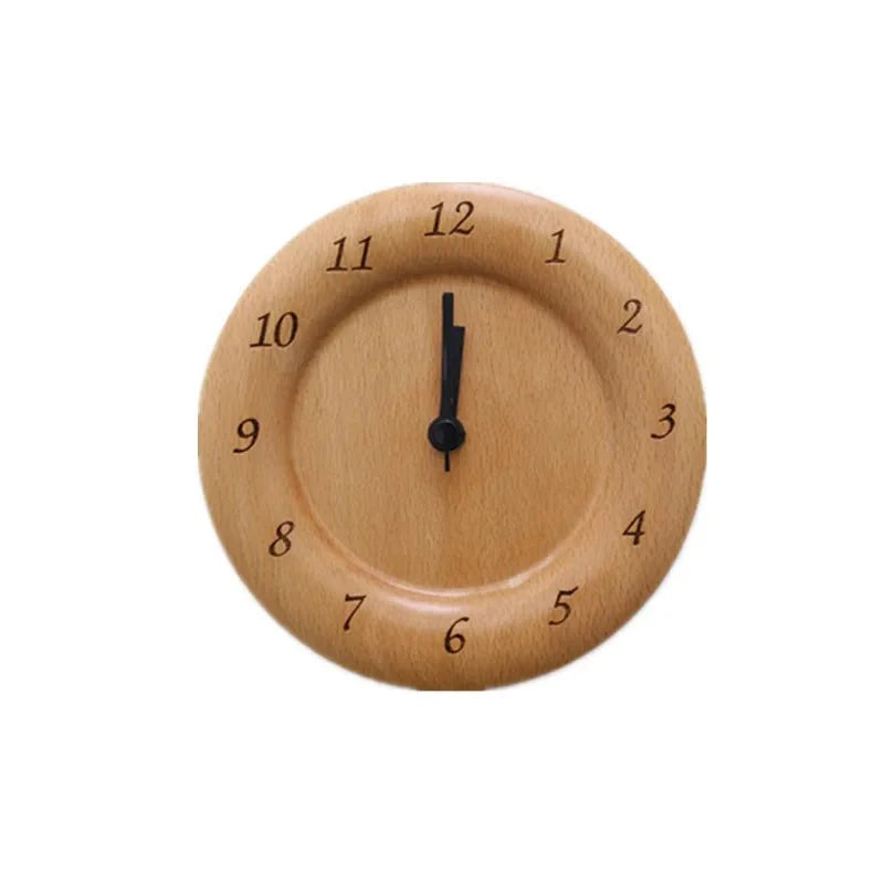 Minimalist Beech Wood Alarm Clock