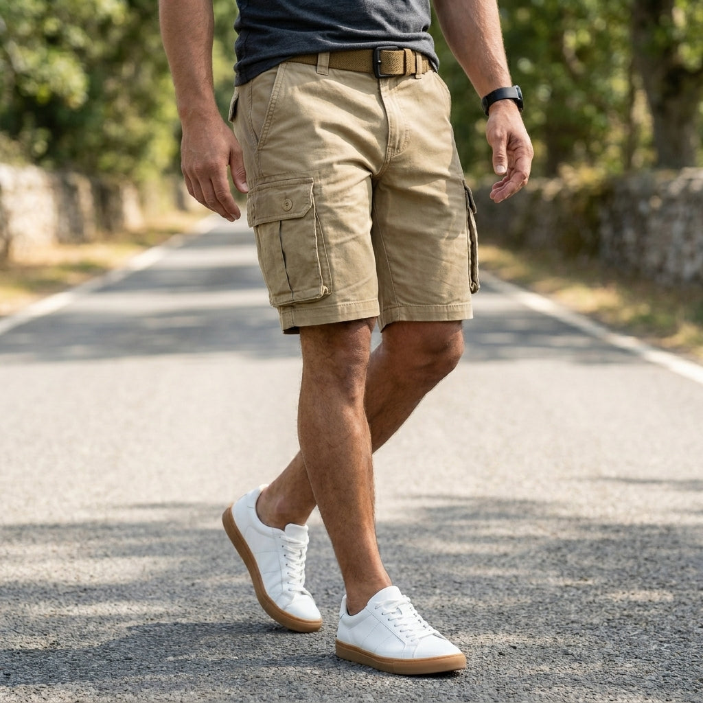 Utility Cargo Shorts for Men – Functional Comfort & Everyday Versatility