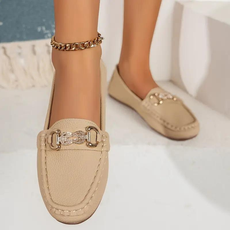 Women's Loafers - Classic Moccasin Design - Soft Flexible Upper - Slip-On Comfort