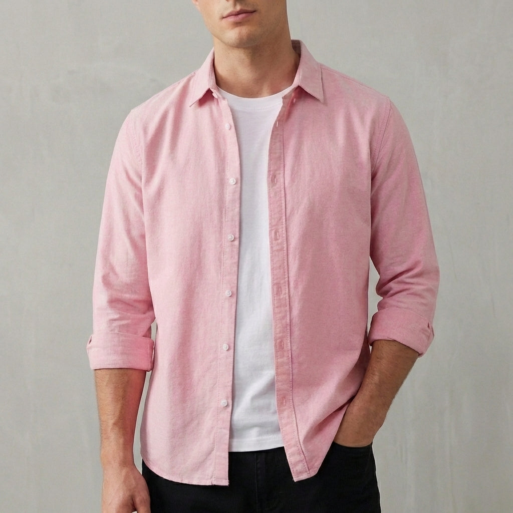 Casual Button-Up Shirt for Men – Effortless Style & Everyday Comfort