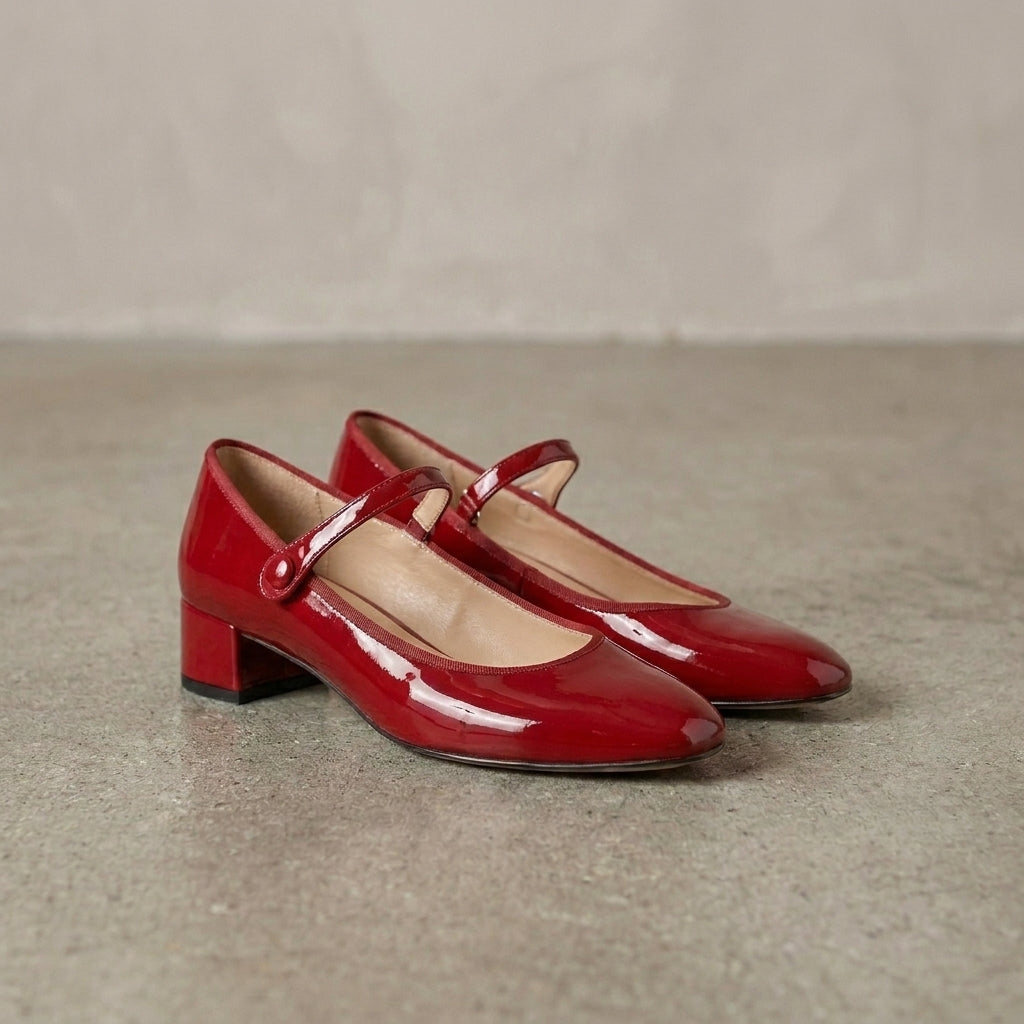 Square Toe Mary Jane Pumps for Women – Elegant & Comfortable Design