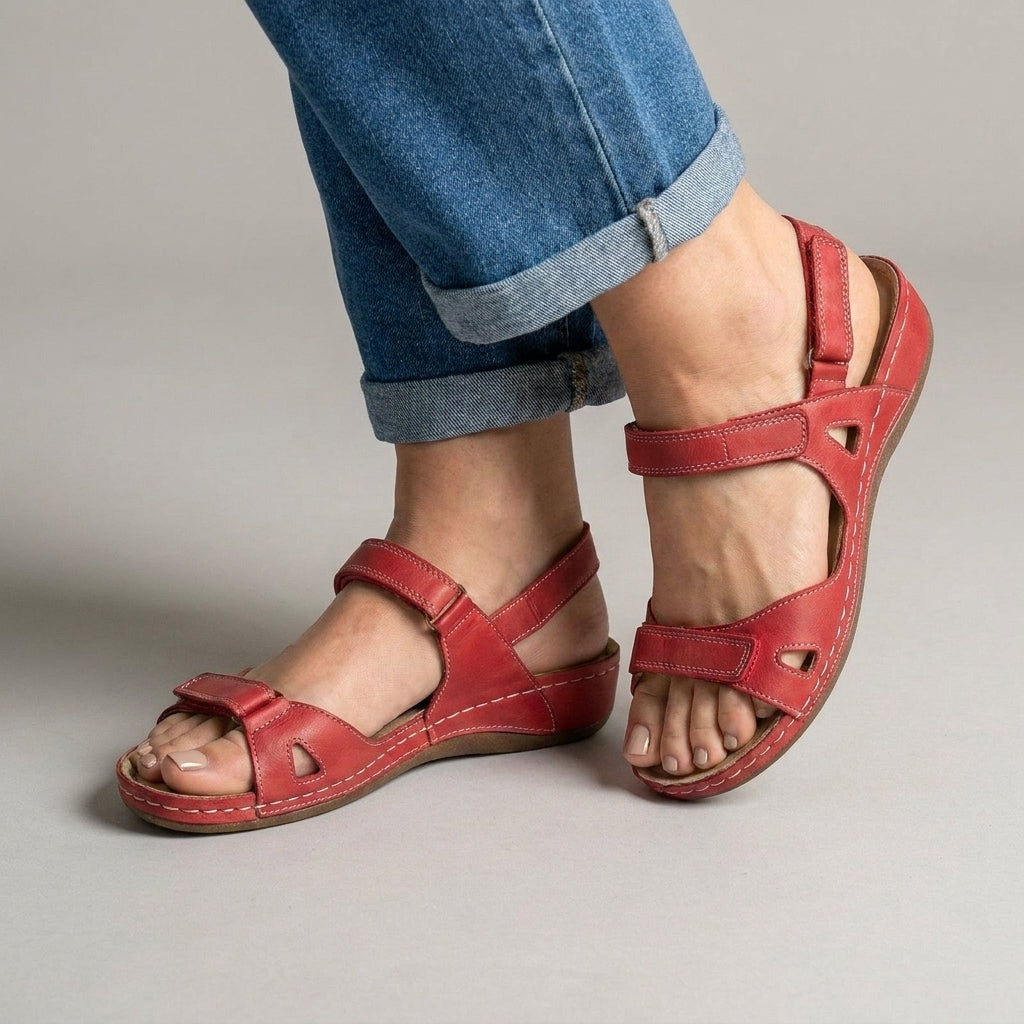 Orthopedic Open-Toe Sandals for Women – Adjustable Everyday Support