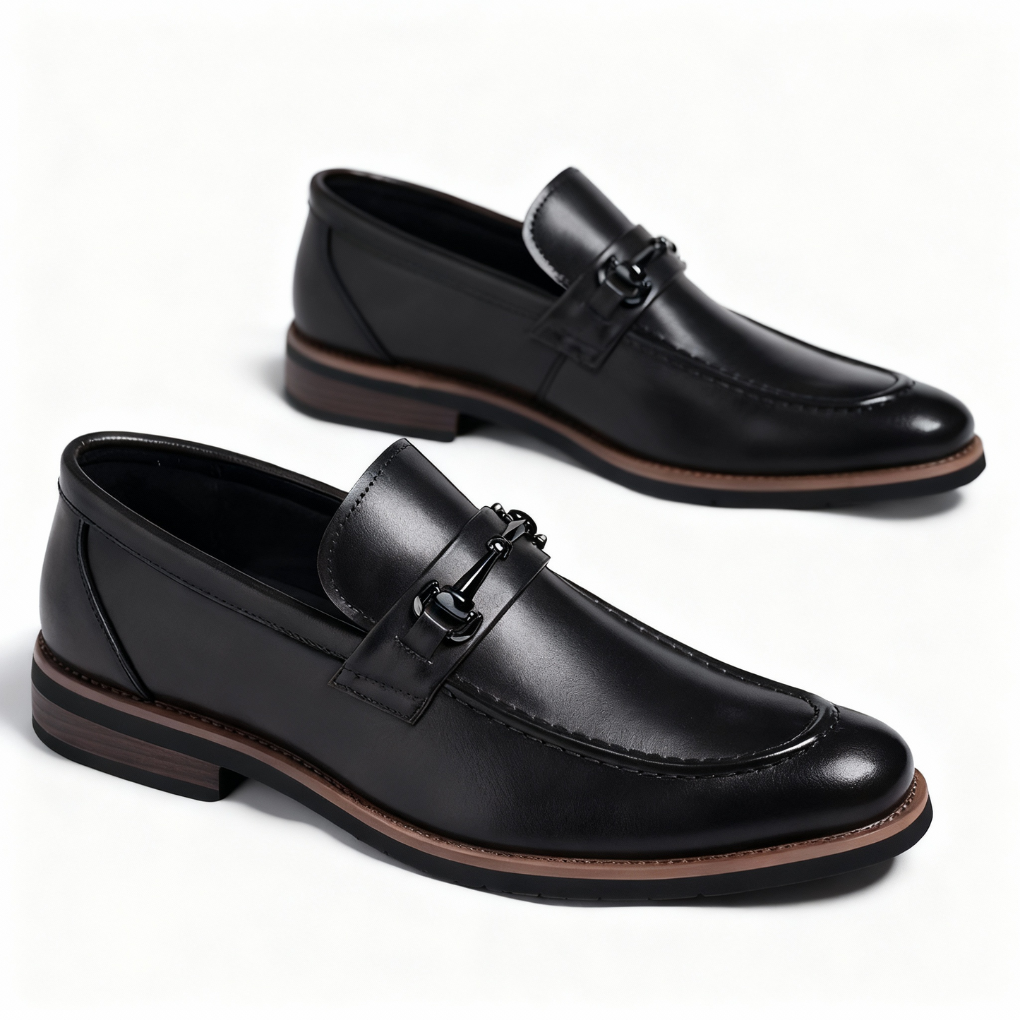 Oscar Slip-On Bit Loafers | Bit Detailing Moc Toe Loafers