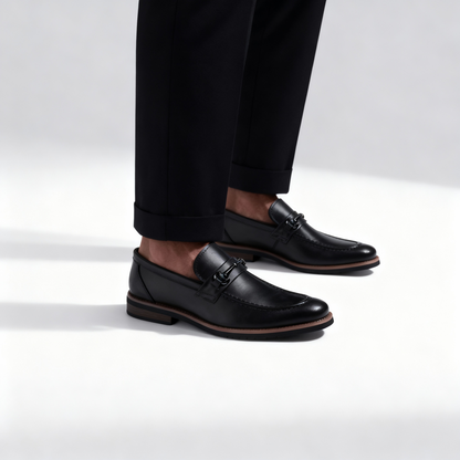Oscar Slip-On Bit Loafers | Bit Detailing Moc Toe Loafers