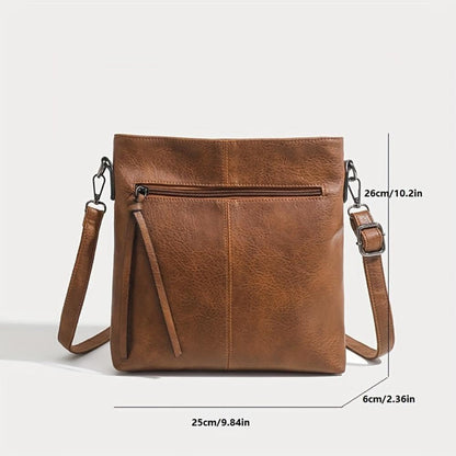 Isabella Slim Crossbody Bag | Textured Silver-Tone Hardware Bag