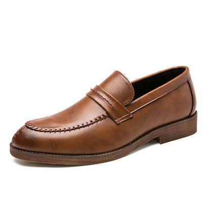 Men's Leather Loafers – Slip-On – Penny Strap – Comfortable Fit