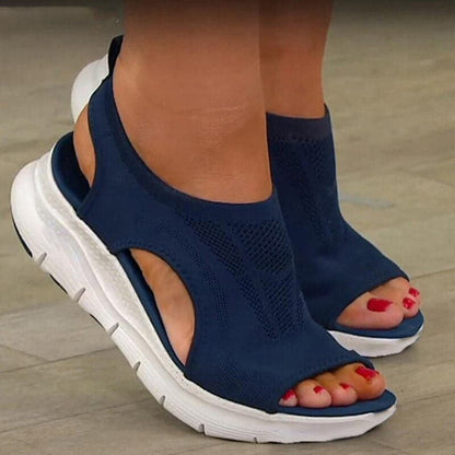 Amelia Orthopedic Sport Sandals | Slip-On Knit Sandals