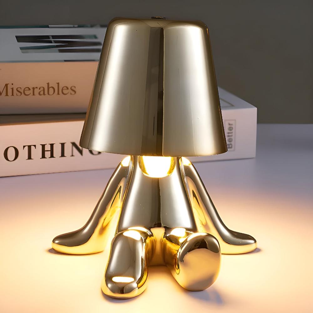 Modern Gold Figurine Table Lamp