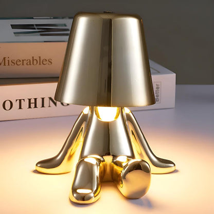 Modern Gold Figurine Table Lamp