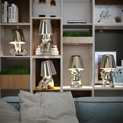 Modern Gold Figurine Table Lamp