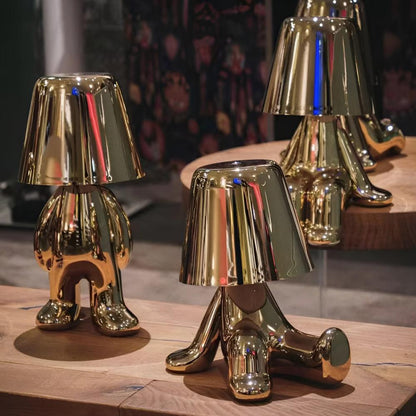 Modern Gold Figurine Table Lamp