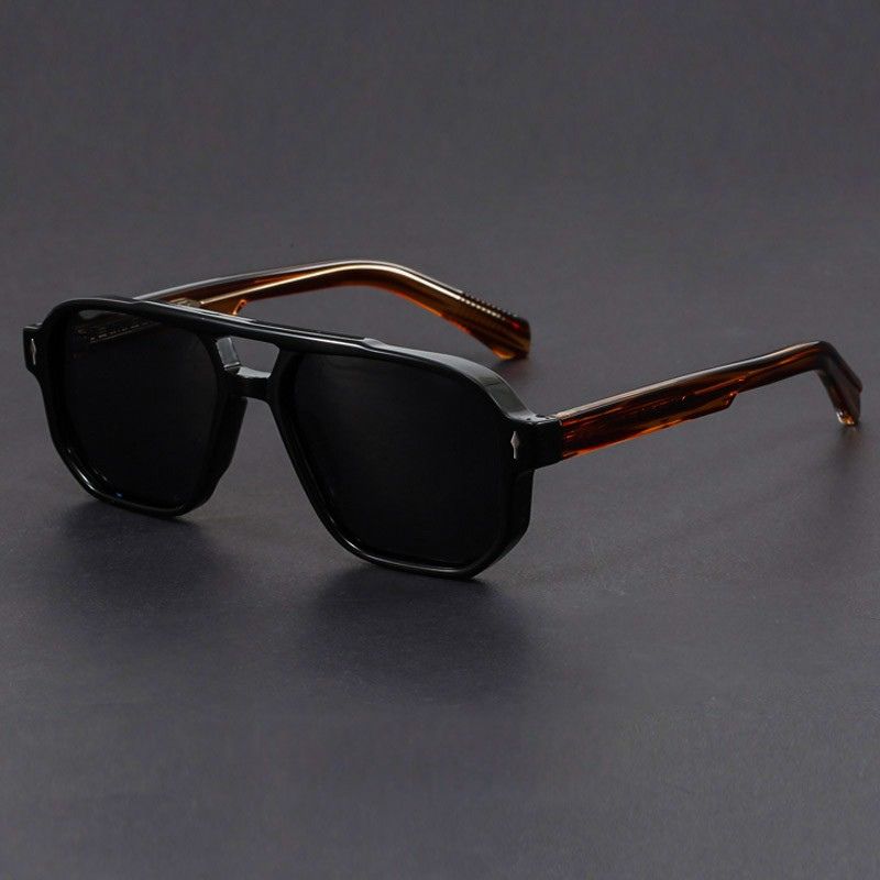 Lucien Bold Frame Square Sunglasses
