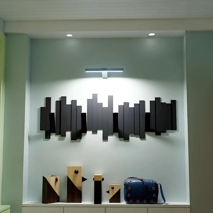 Modern Brushed Gold Wall Light with LED