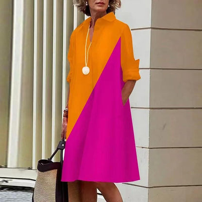 Jonna - Beautiful Loose Shirt Dress for Warm Days