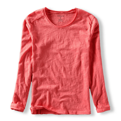 Classic Crew Neck Long Sleeve T-Shirt for Men – Lightweight Everyday Comfort