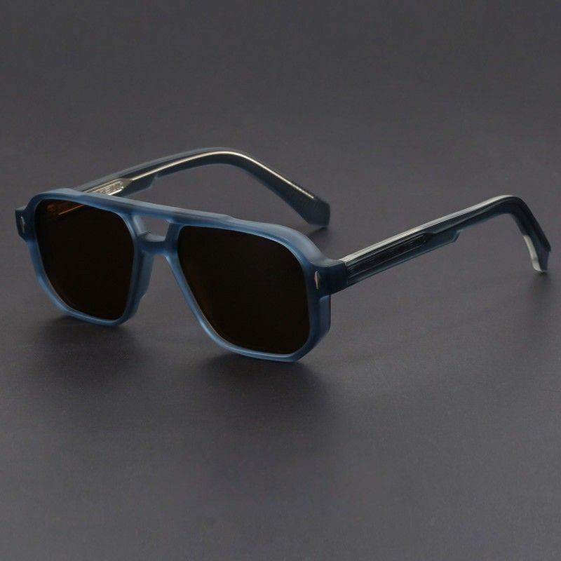 Lucien Bold Frame Square Sunglasses