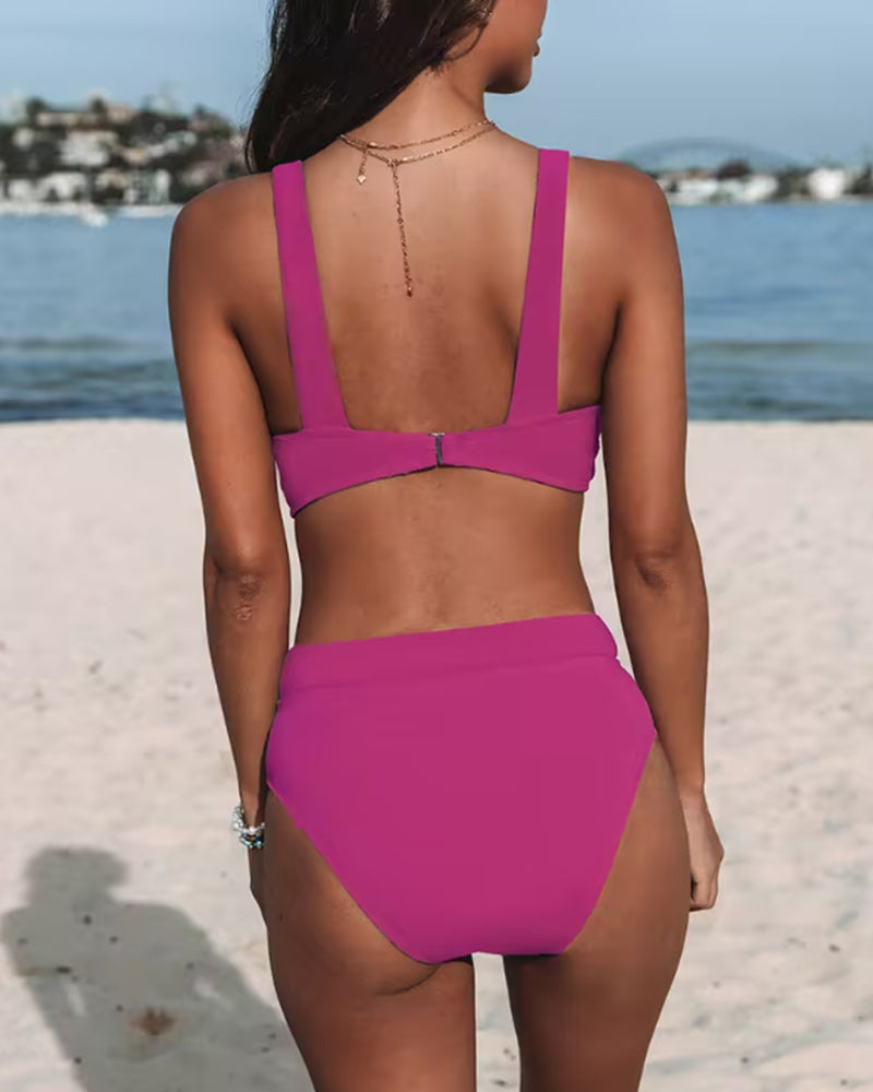 Women's Bikini Set – Supportive Fit – High Waist – Stretchable Breathable Design
