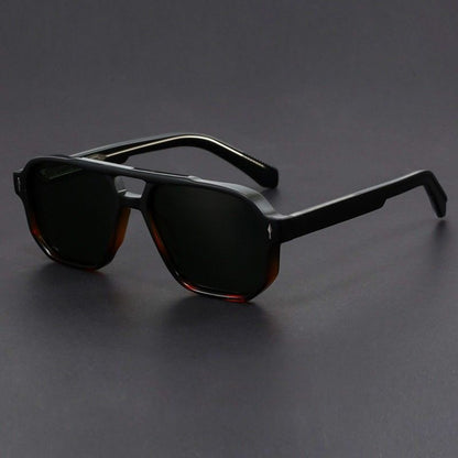 Lucien Bold Frame Square Sunglasses