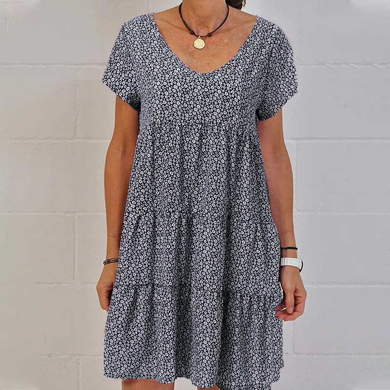 Christelle - Relaxed Cotton Dress for the Summer