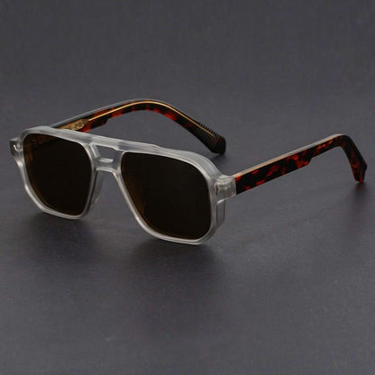 Lucien Bold Frame Square Sunglasses