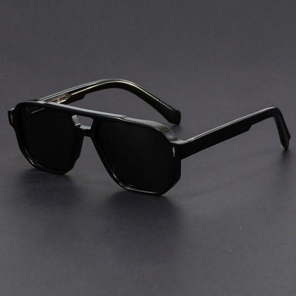 Lucien Bold Frame Square Sunglasses