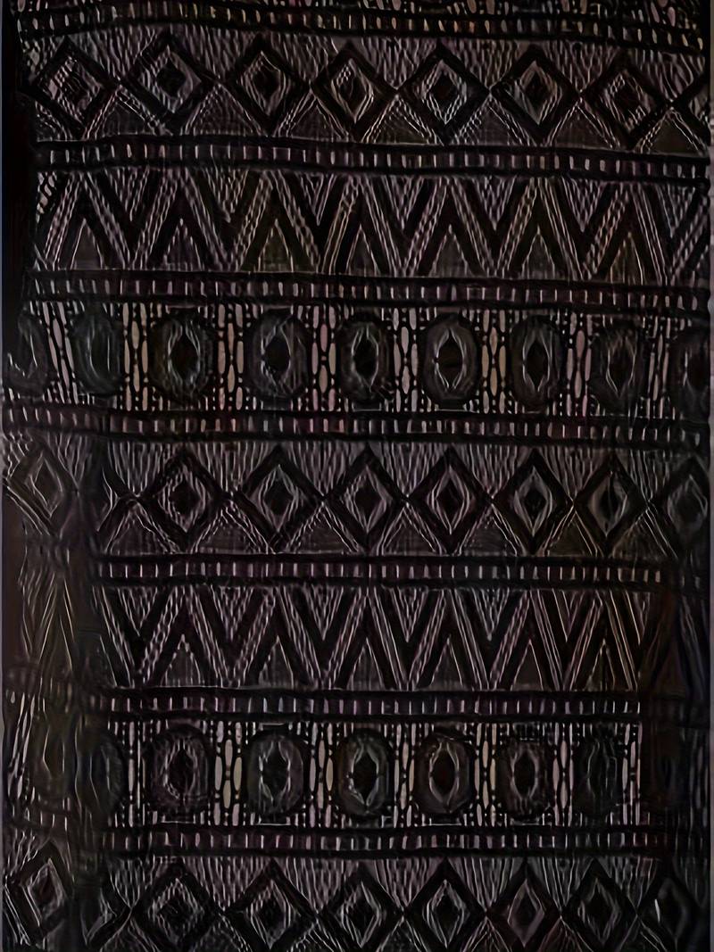 Men's Tank Top - Breathable Crochet Design - Geometric Pattern - Crew Neck