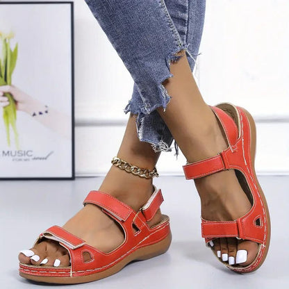 Women's Sandals - Open Toe - Adjustable Straps - Comfortable Sole - Everyday & Casual