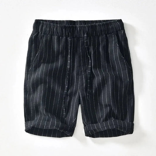 Relaxed Fit Pinstripe Shorts for Men – Comfortable Casual Style