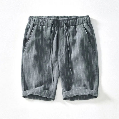 Relaxed Fit Pinstripe Shorts for Men – Comfortable Casual Style