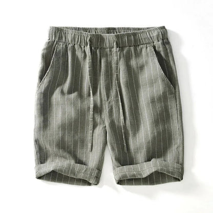 Relaxed Fit Pinstripe Shorts for Men – Comfortable Casual Style