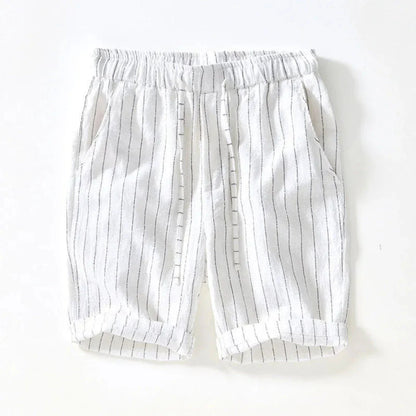 Relaxed Fit Pinstripe Shorts for Men – Comfortable Casual Style