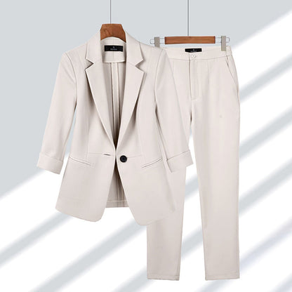 Women's Suit - Tailored Blazer & Trousers - Elegant & Professional Look