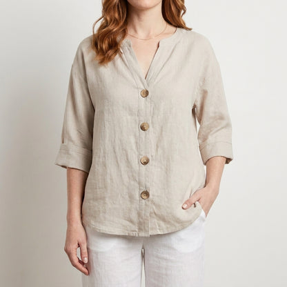 Casual Button Front Blouse for Women – Effortless Everyday Style