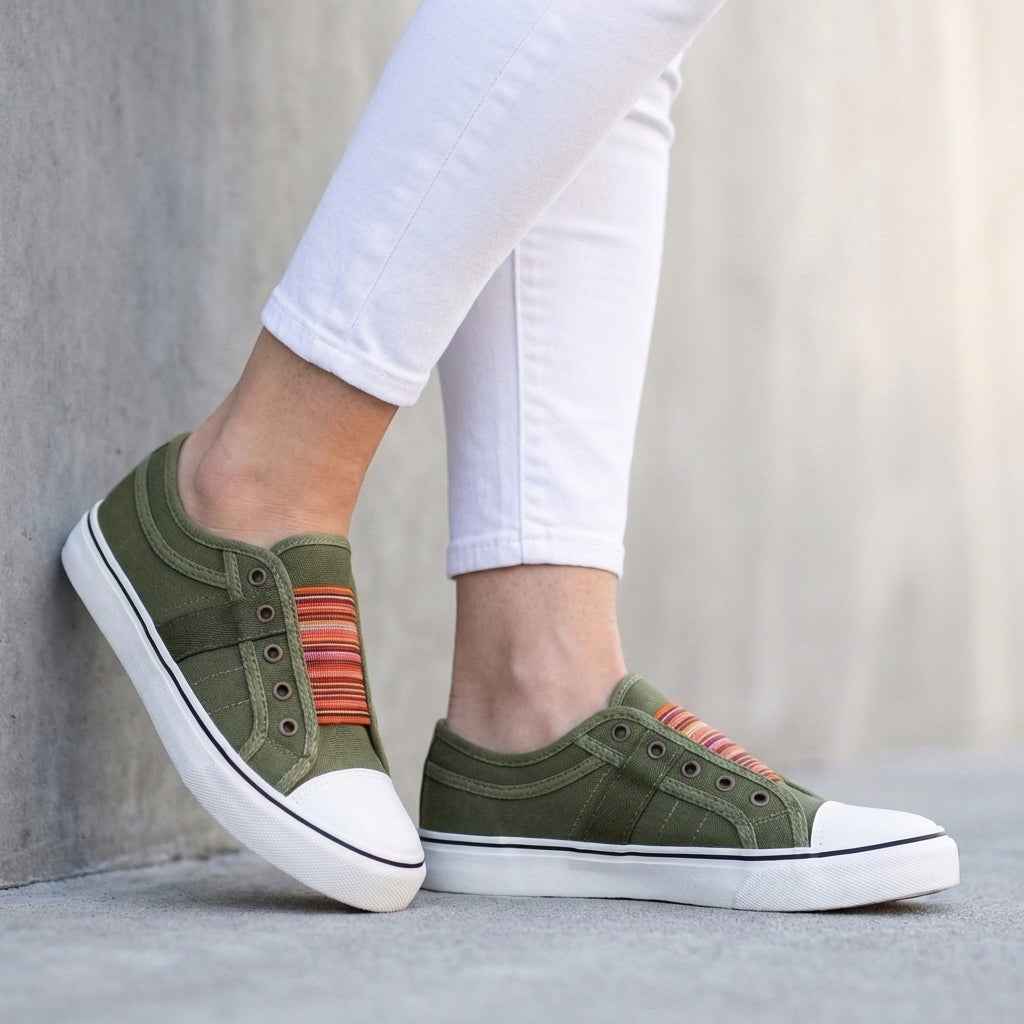 Casual Slip-On Sneakers for Women – Effortless Everyday Comfort
