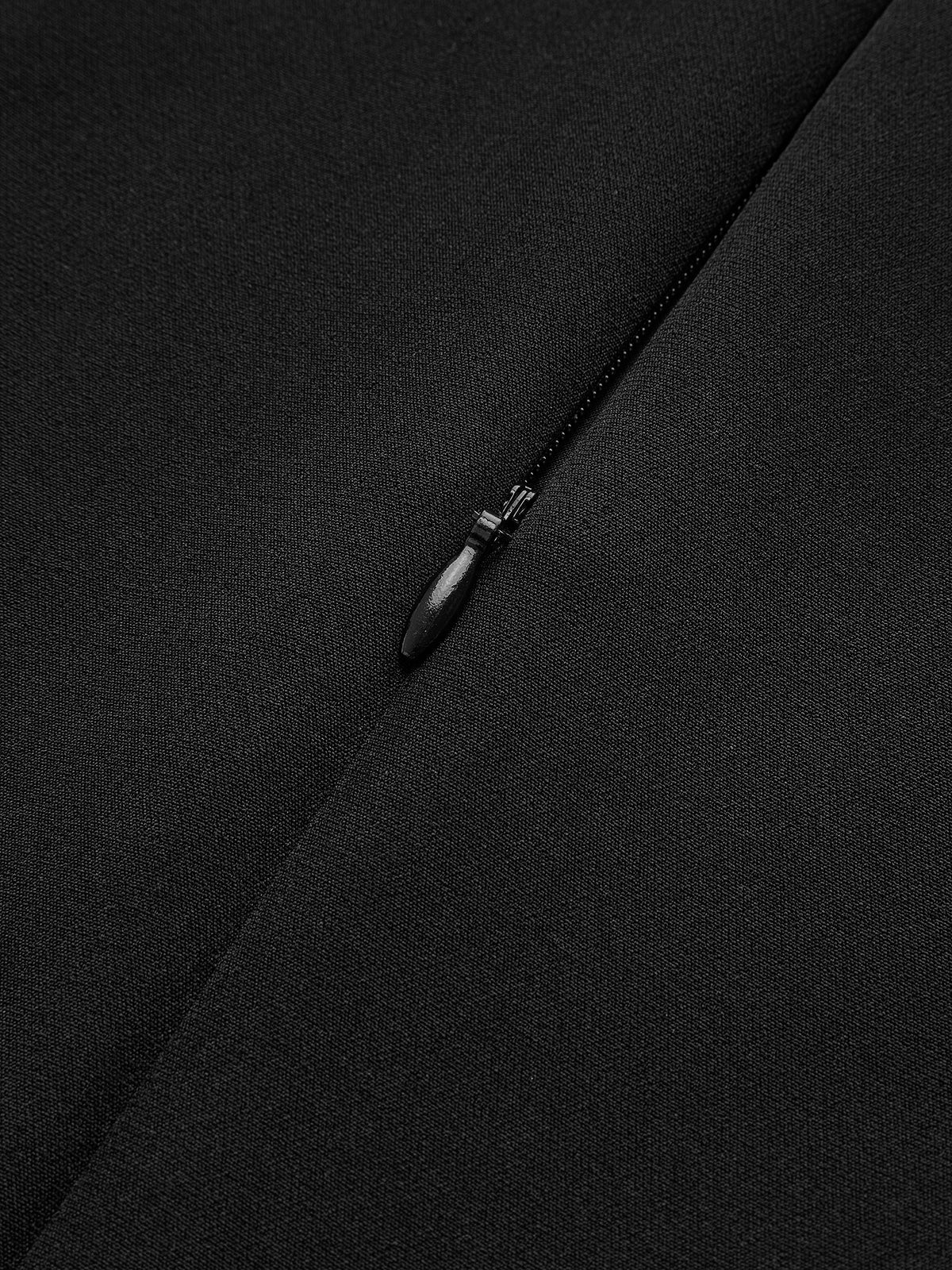 Women Dress - Sleeveless - High Neck - Pleated Layered Skirt - Elegant & Stylish