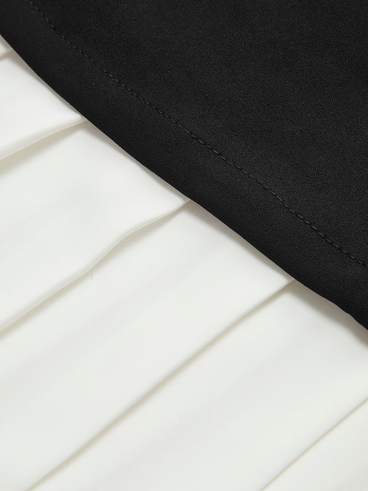 Women Dress - Sleeveless - High Neck - Pleated Layered Skirt - Elegant & Stylish