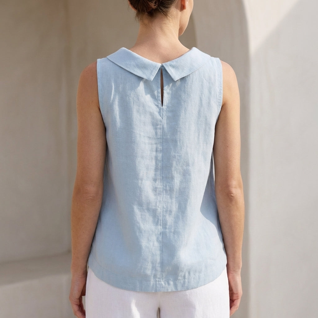 Relaxed Fit Sleeveless Top for Women – Breezy Casual Comfort