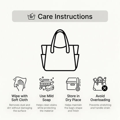 Classic Leather-inspired Tote Bag for Women – Spacious Everyday Elegance