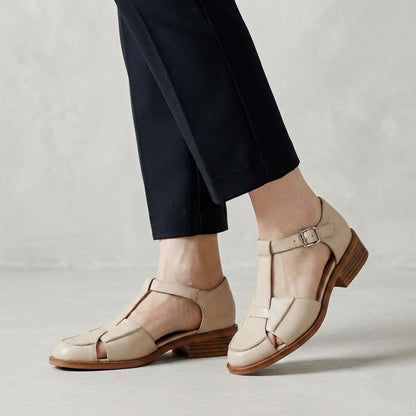 T-Strap Block Heel Mary Jane Sandals for Women – Stylish & Supportive Comfort