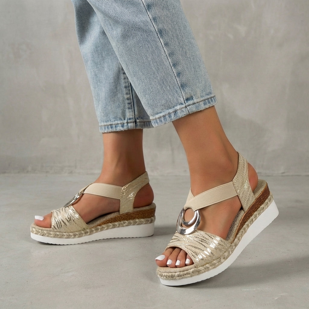 Wedge Platform Sandals for Women – Stylish Comfort & Everyday Support