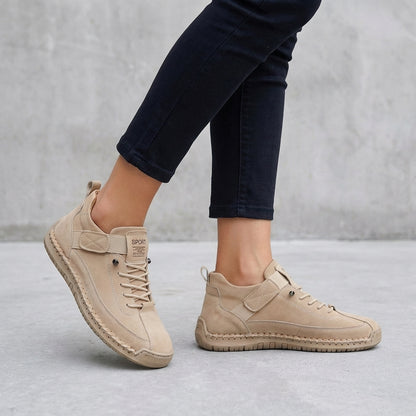 Casual Lace-Up Walking Sneakers for Women – Everyday Comfort & Versatile Style