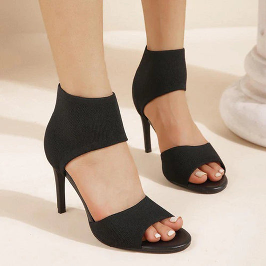 Women's High Heel Sandals - Open Toe - Stiletto Heel - Elegant Ankle Strap