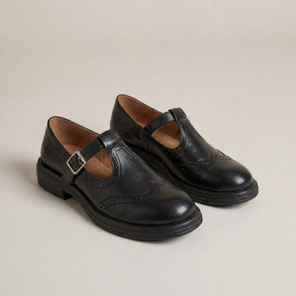 Vintage Mary Jane Flats for Women – Classic Comfort & Timeless Style