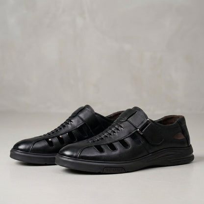 Closed-Toe Walking Sandals for Men – Breathable Comfort & Everyday Support