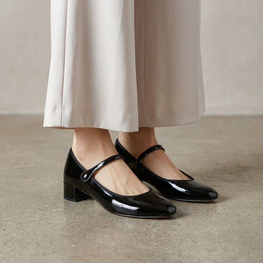 Square Toe Mary Jane Pumps for Women – Elegant & Comfortable Design