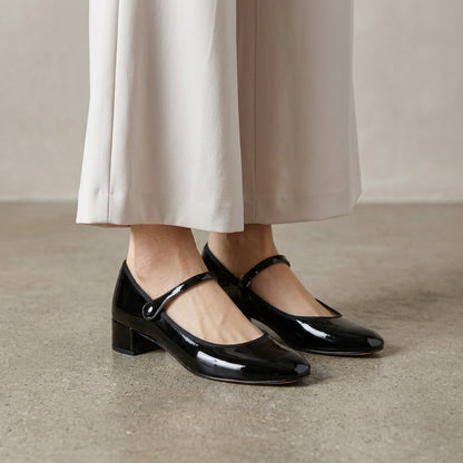 Square Toe Mary Jane Pumps for Women – Elegant & Comfortable Design