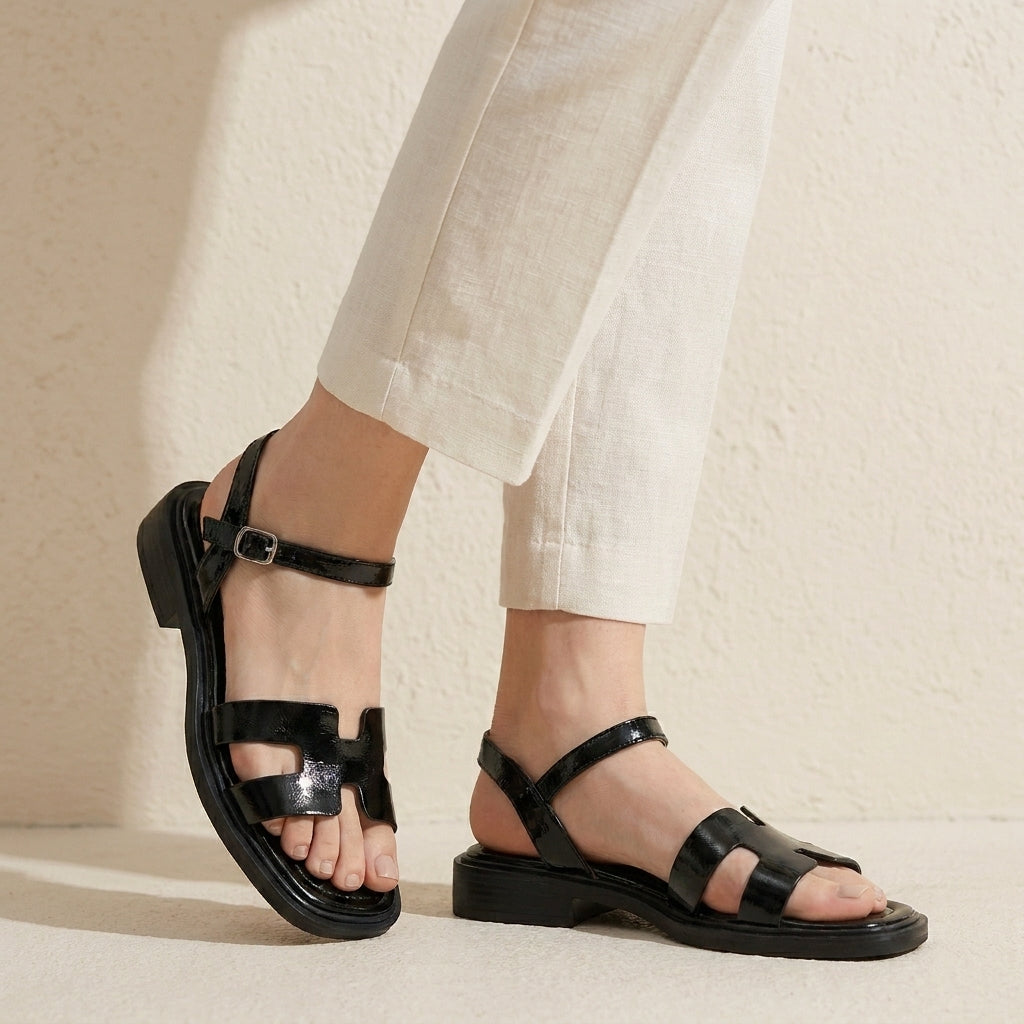 Ankle Strap Flat Sandals for Women – Chic Everyday Comfort